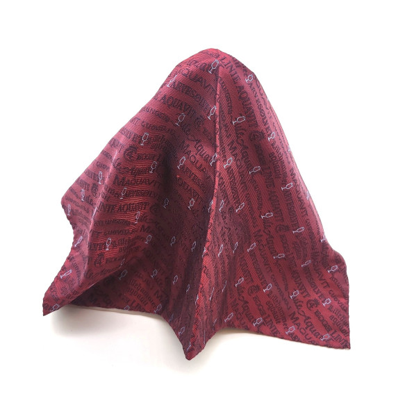 copy of Akevitt tørkle i silke til slips og sløyfe - Rød