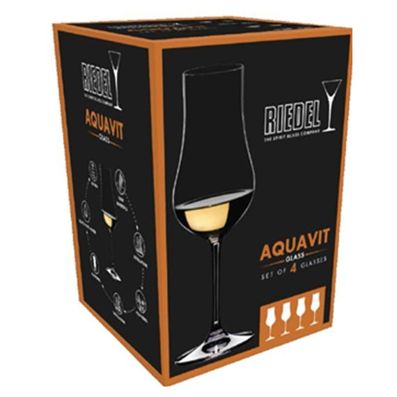 Riedel Vinum Aquavit akevittglass, 4-pakning